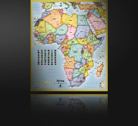 Political Africa Countries Map