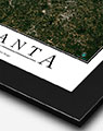 High Resolution Atlanta Image with Black Frame