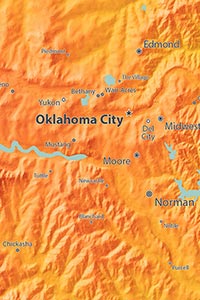 Oklahoma Map Detail